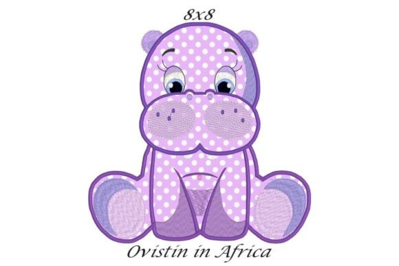 Adorable Hippo Applique: A Designer's Fair Review