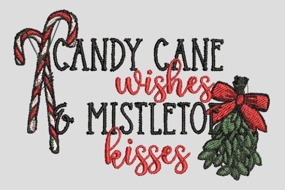 Candy Cane Wishes Mistletoe Kisses Design Review