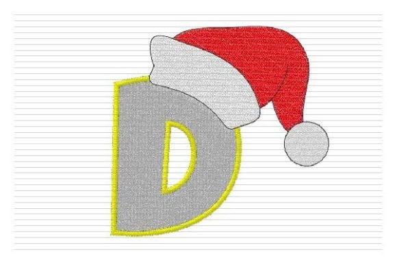 D Letter Christmas Alphabet Santa Hat Review