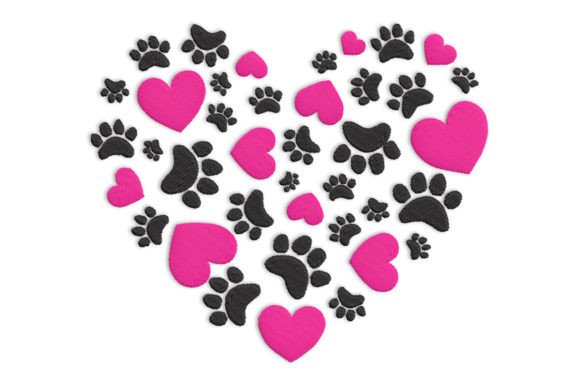Dog Paw Prints with Heart: A Designer Review
