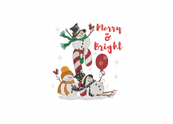 Merry and Bright Snowmen Embroidery Review