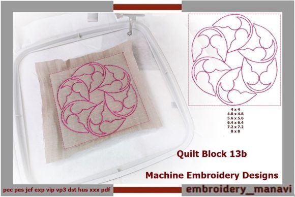 Quilt Block 13b: A Designer's Review for Personalized Gifts